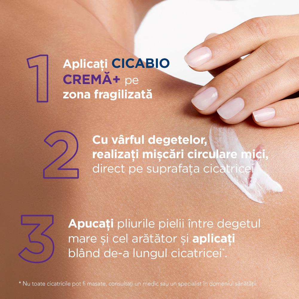 Crema reparatoare Cicabio Creme+, 40 ml, Bioderma
